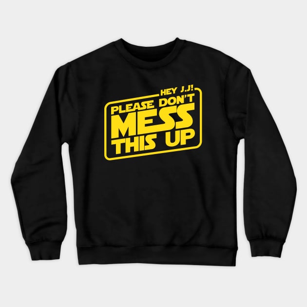 A plea to JJ Crewneck Sweatshirt by ZombieMedia